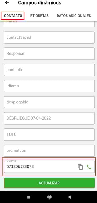 Llamar contacto 2