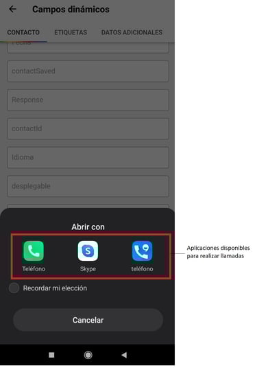 Llamar contacto 3