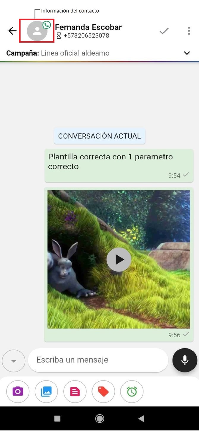 llamar contacto 1